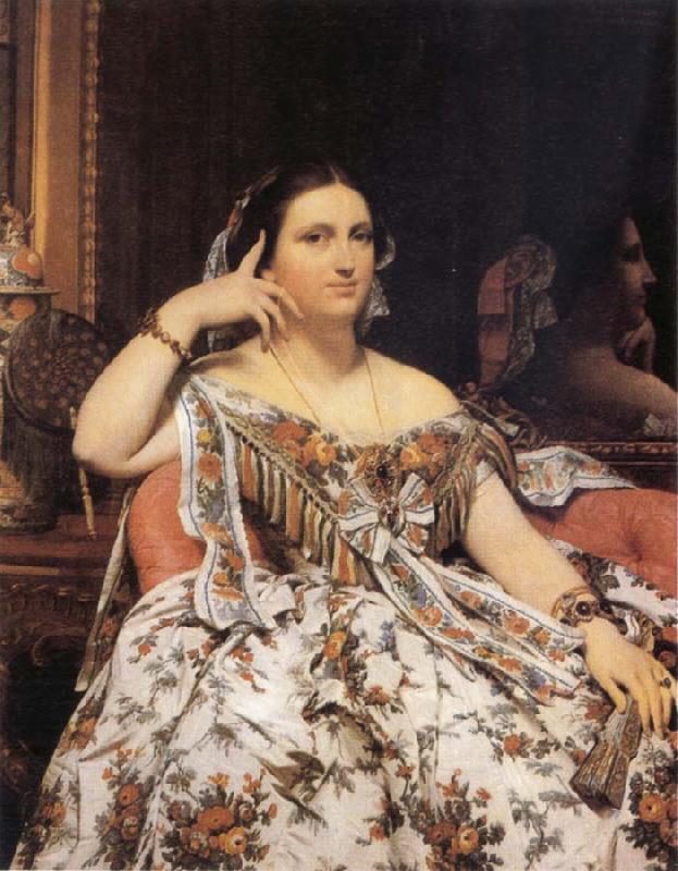 Jean-Auguste Dominique Ingres Madame Motessier Seated Sweden oil painting art